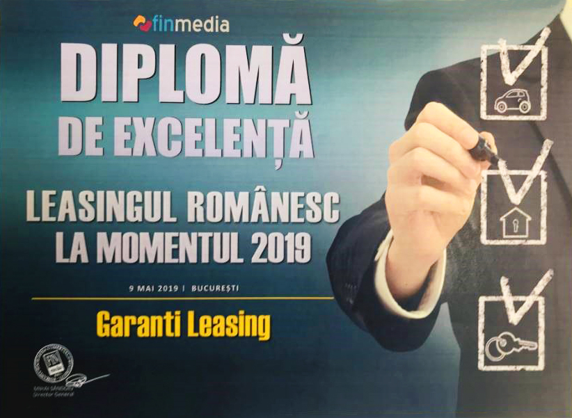 In cadrul Galei Leasingului Romanesc organizata in mai 2018